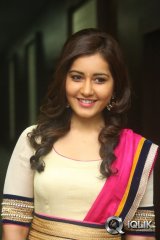 Rashi Khanna at Oohalu Gusagusalaade Audio Launch